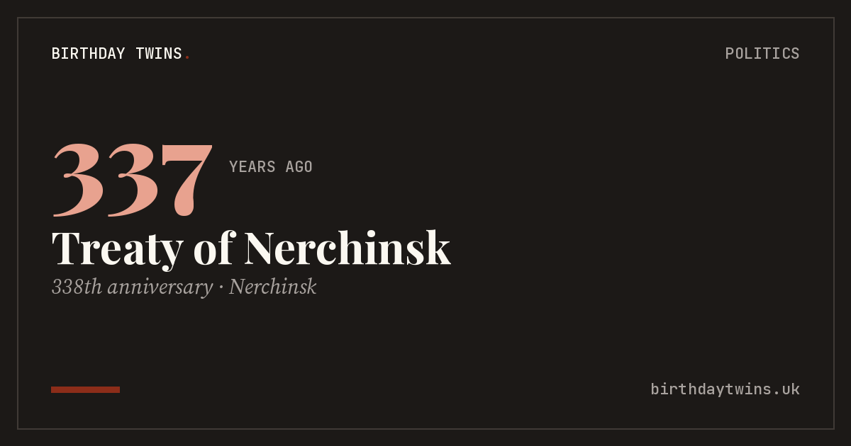 Treaty of Nerchinsk