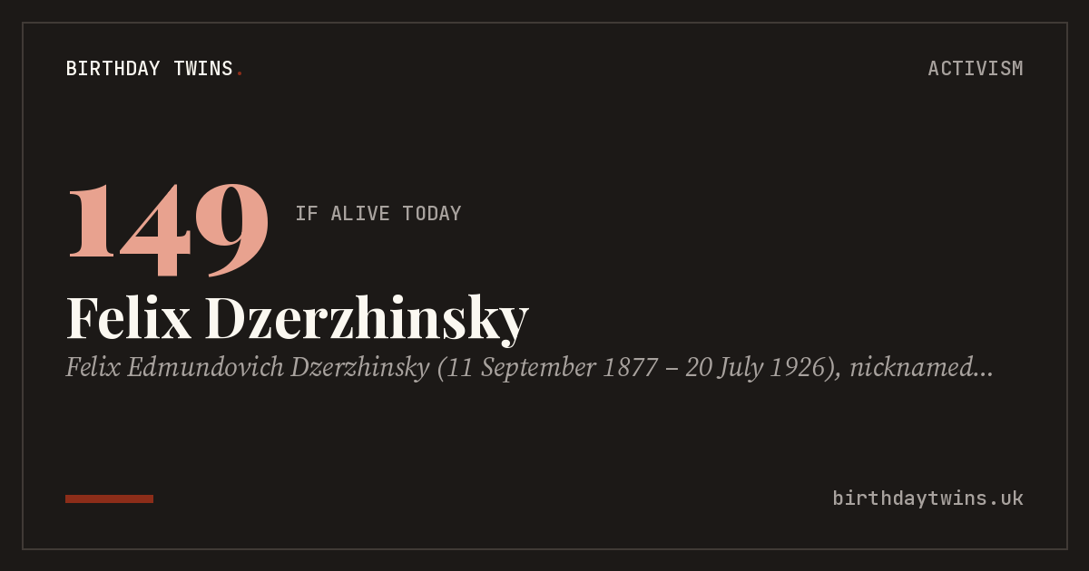 Felix Dzerzhinsky