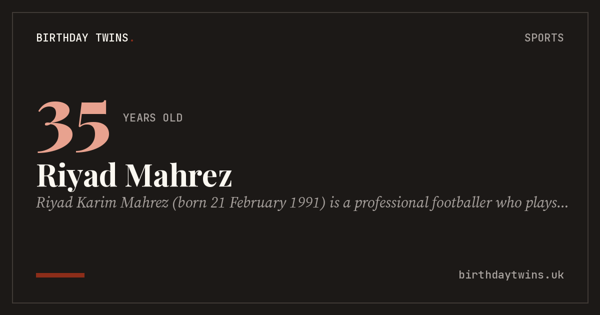Riyad Mahrez